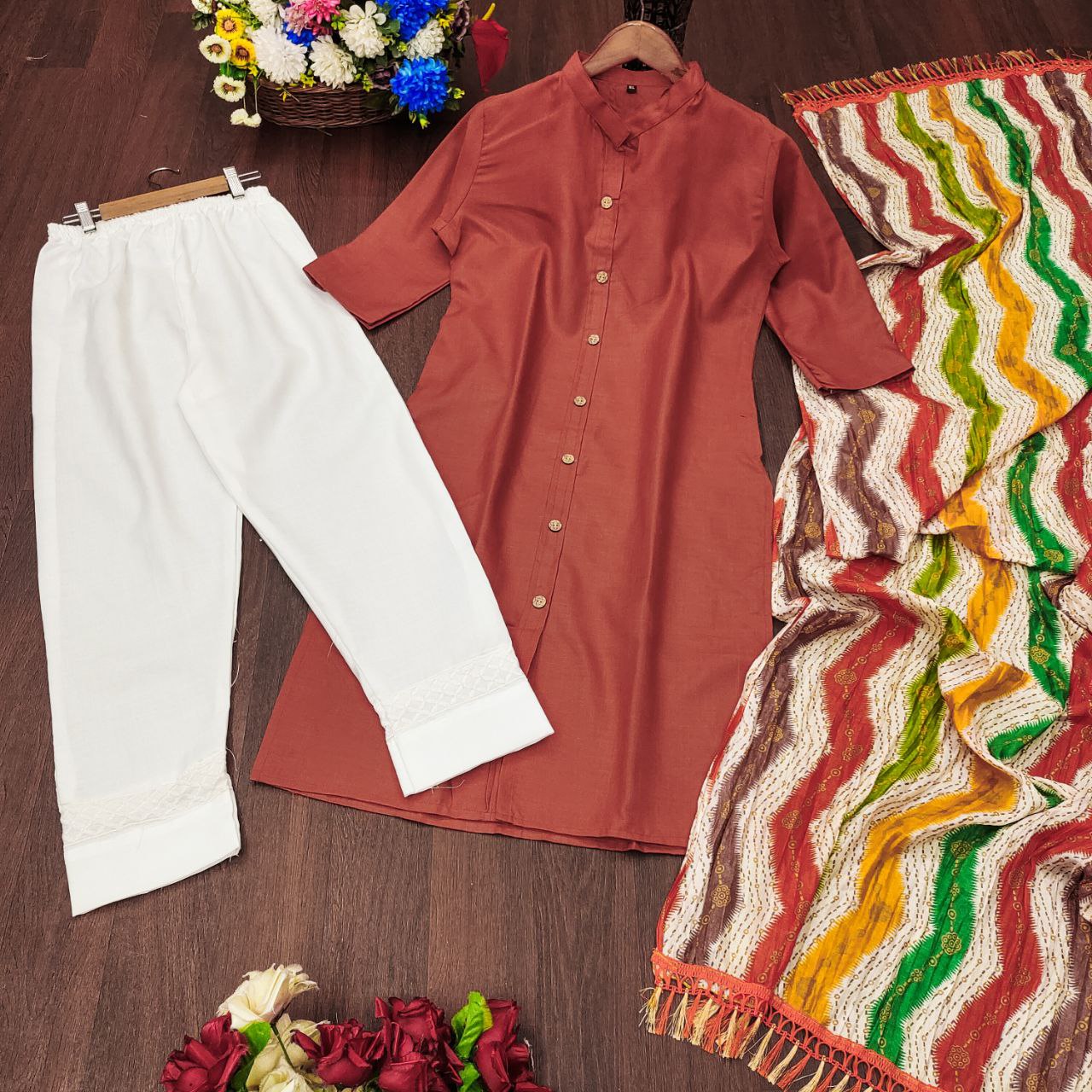 KURTI - New Designer Party Wear Collection! π  β¨ Trendy Fancy Top, Dupatta & Fully Stitched Bottom Set β¨